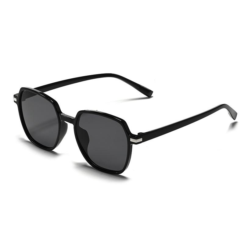 New European and American square large-frame sunglasses, women's sunscreen sunglasses, men's fashion UV-proof glasses