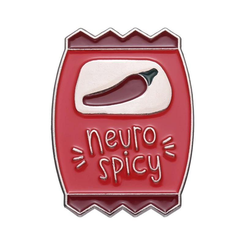 Spilla Smaltata Autismo ADHD Neurospicy Consapevolezza Autistica Puzzle Spille Salute Mentale Badge per Risvolto Zaino Gioiello Regalo per Amici