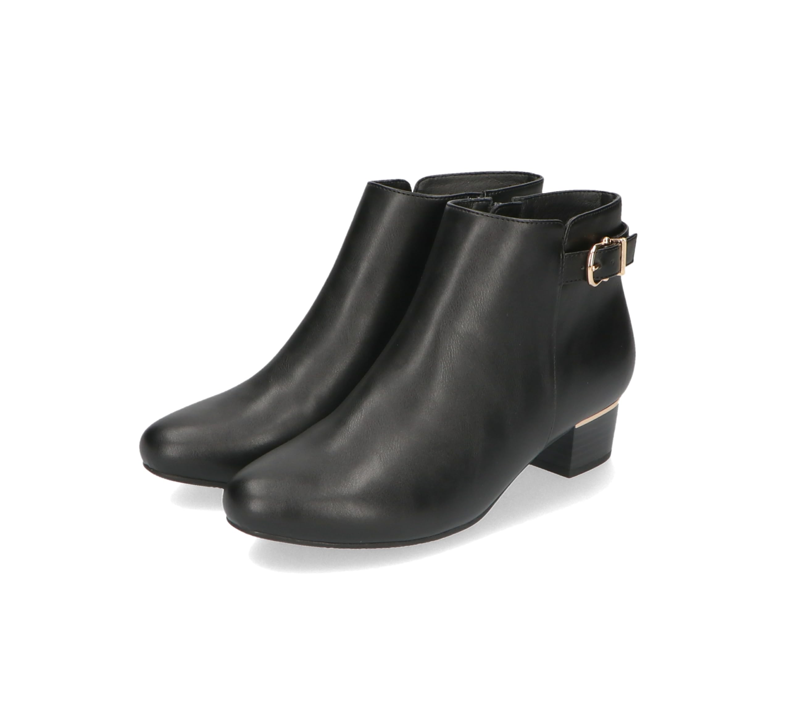 

Boots with side large and small short low easy to walk for easy to 22404 32404 BLACK cm [Oriental Traffic] belts, sizes, boots, heels, in, simple,