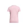 Under Armour Tech Twist Short Sleeve Logo Graphic Crew Neck T-Shirt Women Tops Light-Pink 1384244-697