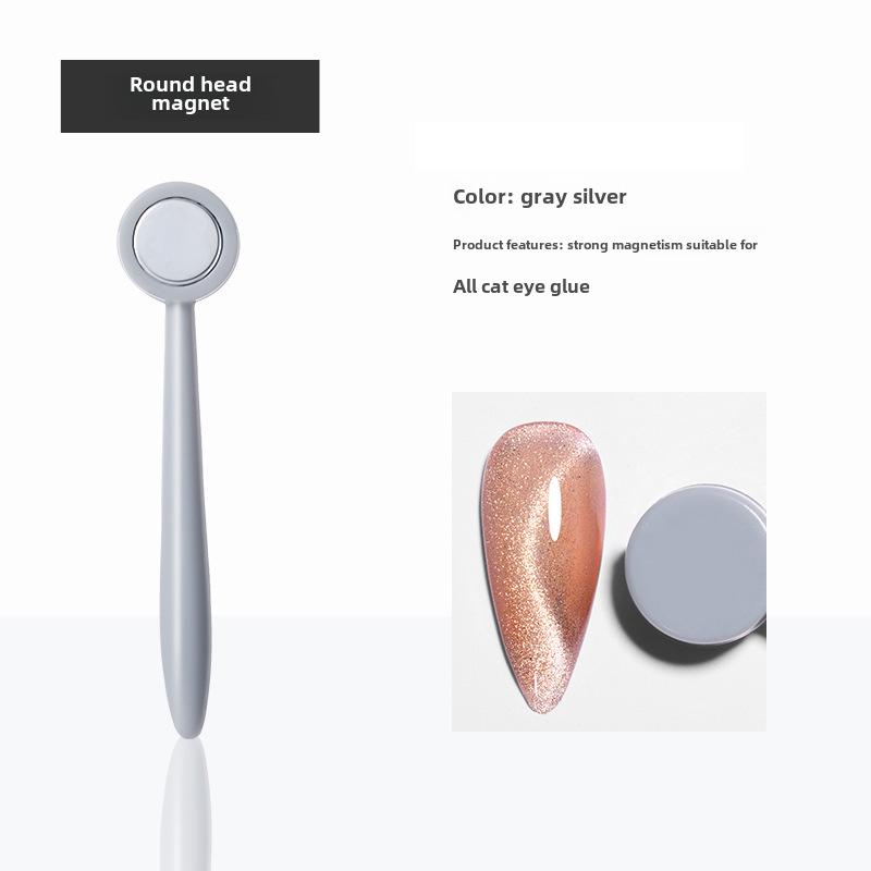 9D Cat Eye Nail Polish Magnet Tool - Strong, Double-Ended Design for Unique Patterns