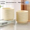 Light Luxury Cloud Ceramic Flower Pot with Tray