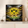 Bvb Soccer Team Stadium Theme Diamond Painting Round Diamond Mosaic Rhinestones Diamond Embroidery Craft Kit Wall Decor Without Frame