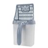 Cat Litter Scoop Holder Plastic Detachable Cat Litter Shovel with Waste Bag Pet Poop CleaningNordic