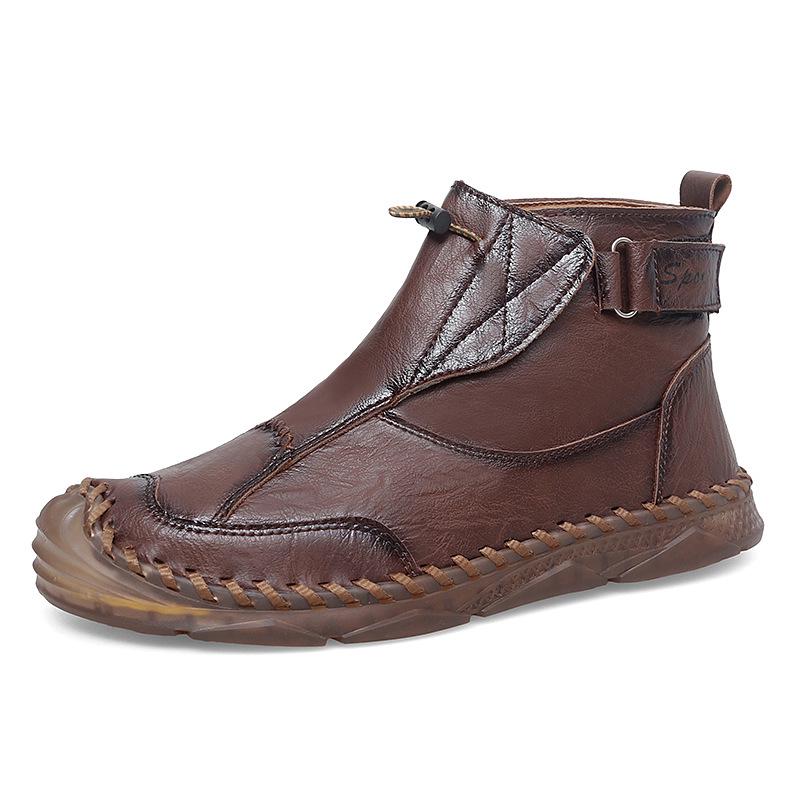 Men s Retro Martin Work Boots - Mid/High-Top in Large Sizes 44