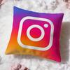 Hot I-IInstagram Cushion Cover Soft Washable Pillow Case Multi-Scene for Couch Bed Travel Office Use
