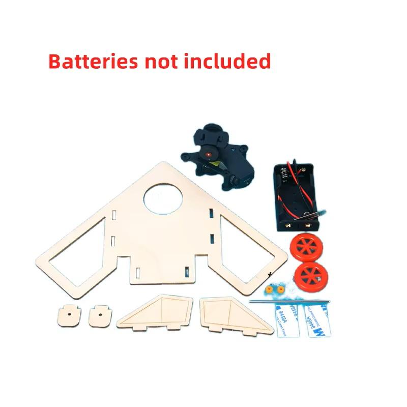 DIY Obstacle Avoidan Car Robot Scien Experiment Technology Elementary School Student Manual Intelligen Experiment Toy Gift