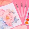 3/7pcs Watercolor Brush Pens Water Storage Function Painting Brushes For Watercolor Art Craft Supplies Artist Accessories