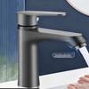 TLXT Gunmetal Gray Hot & Cold Basin Faucet