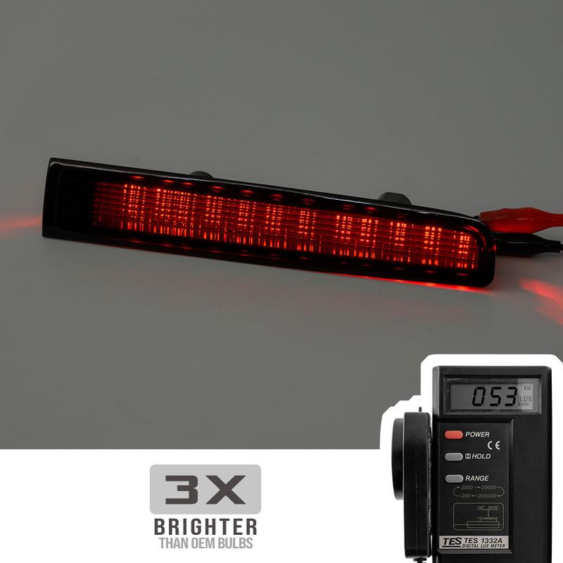 2x Smoked Led Top Center Third 3rd Brake Light For VW Tranporter T5 T6 T6.1 Multivan Caravell Tail Stop Signal Lamp 7H0945097B/C
