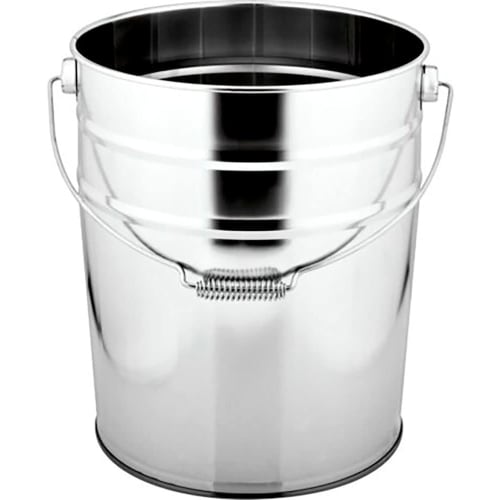 Minexmetal Stainless Steel Bucket, 15L, Made In Japan, Tsubame-Sanjo, No Lid, 091028