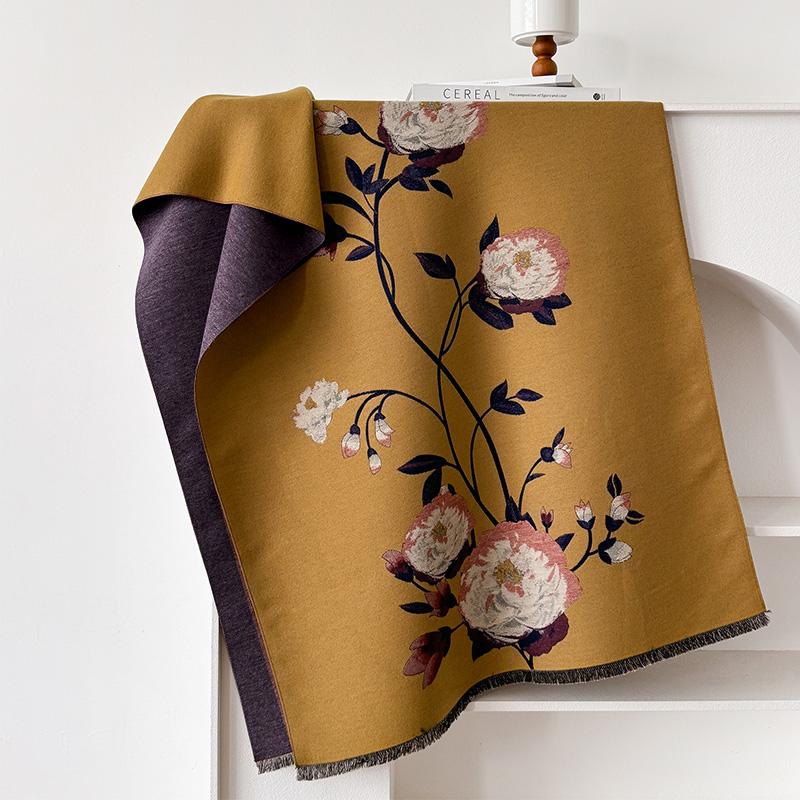 New Luxury Cashmere Scarf Winter Women Pashmina Shawls Warm Blanket Wraps Female Foulard Bandana Thick Scarves Hijab