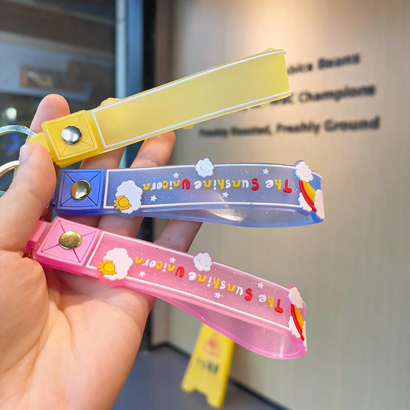 Adorable Floating Sand Bottle Frog Lollipop Keychains Perfect For Gifts And Decorations