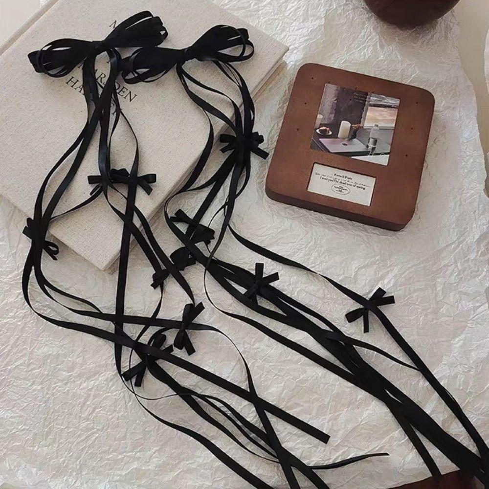

Tassel Balletcore Bow Hairpin Harajuku Bowknot Barrettes Female Hair Accessories