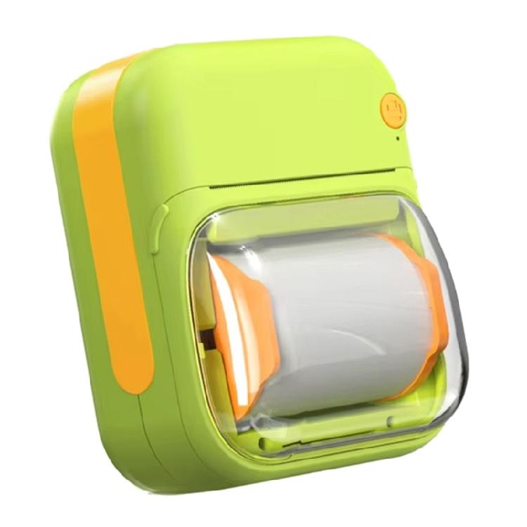 Portable Mini Thermals Printer for Labels Photos and Note Rechargeable Battery No Inks Required Includes 1 Roll Printing Paper