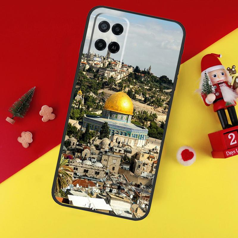 Jerusalem Dome of the Rock Case For Oppo A94 A74 A54 A60 A40 A80 A16 A76 A96 A98 A58 A78 A18 A38 A57 A17 A15 A5 A6 Pro