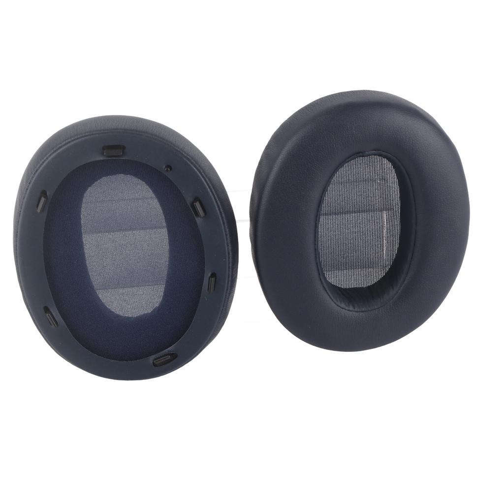 Ear Cushions Replacement Soft Protein Leather Noise Isolation Foam Thickened Ear Pads for WH XB910N Headphones