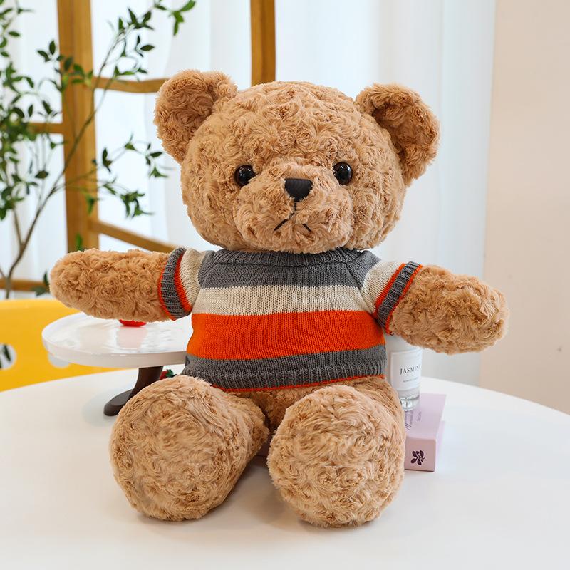 Sweater Bear Doll Doll Doll Plush Toy Lover June 1 Children's Day Birthday Gift for Girlfriend