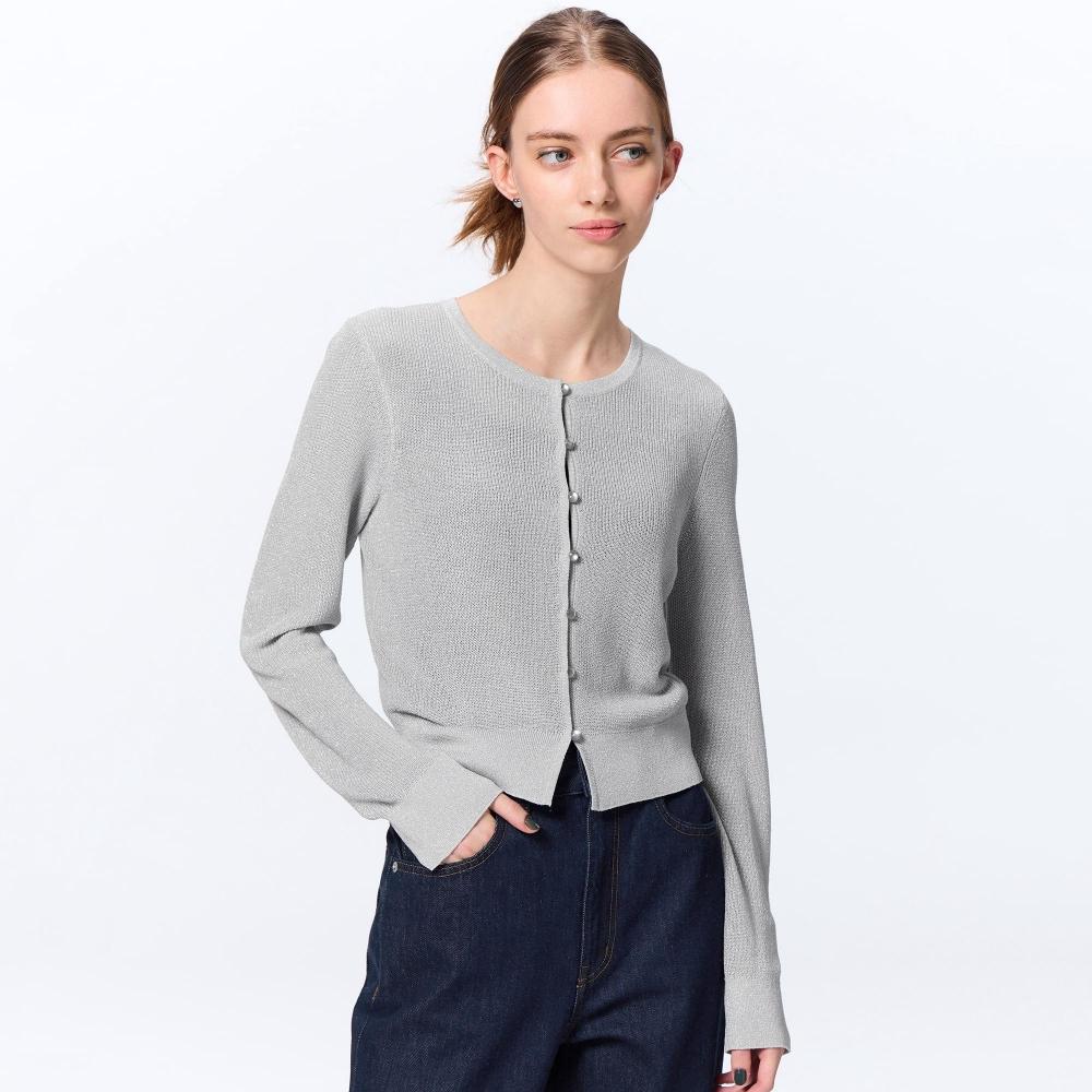 

Прозрачный короткий кардиган GU by Uniqlo Z+E