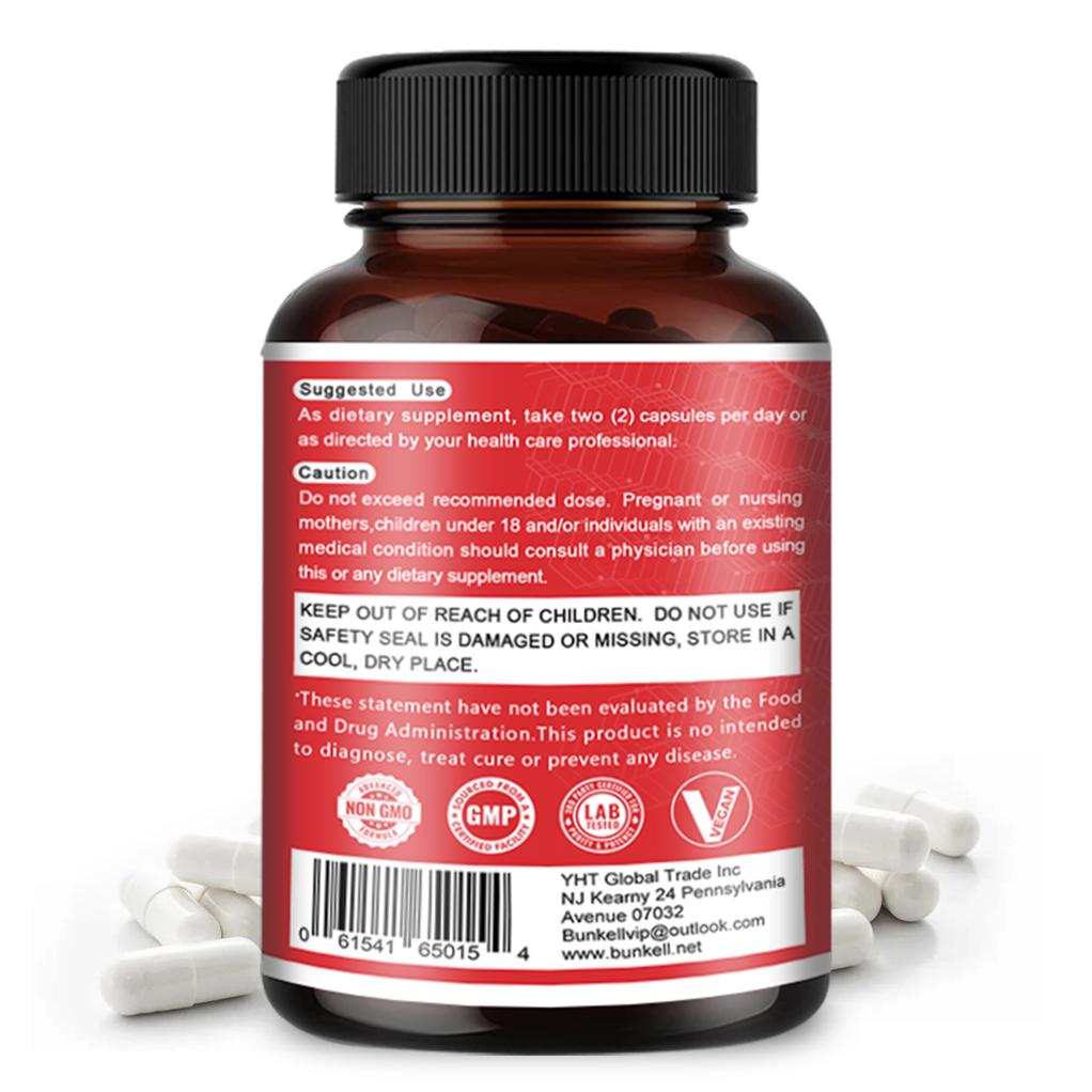 Maca, black pepper, ginseng root 12100mg 120 capsules