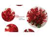 Wine Red Artificial Floral Bouquet - Chinese Wedding & Engagement Ceiling Decoration