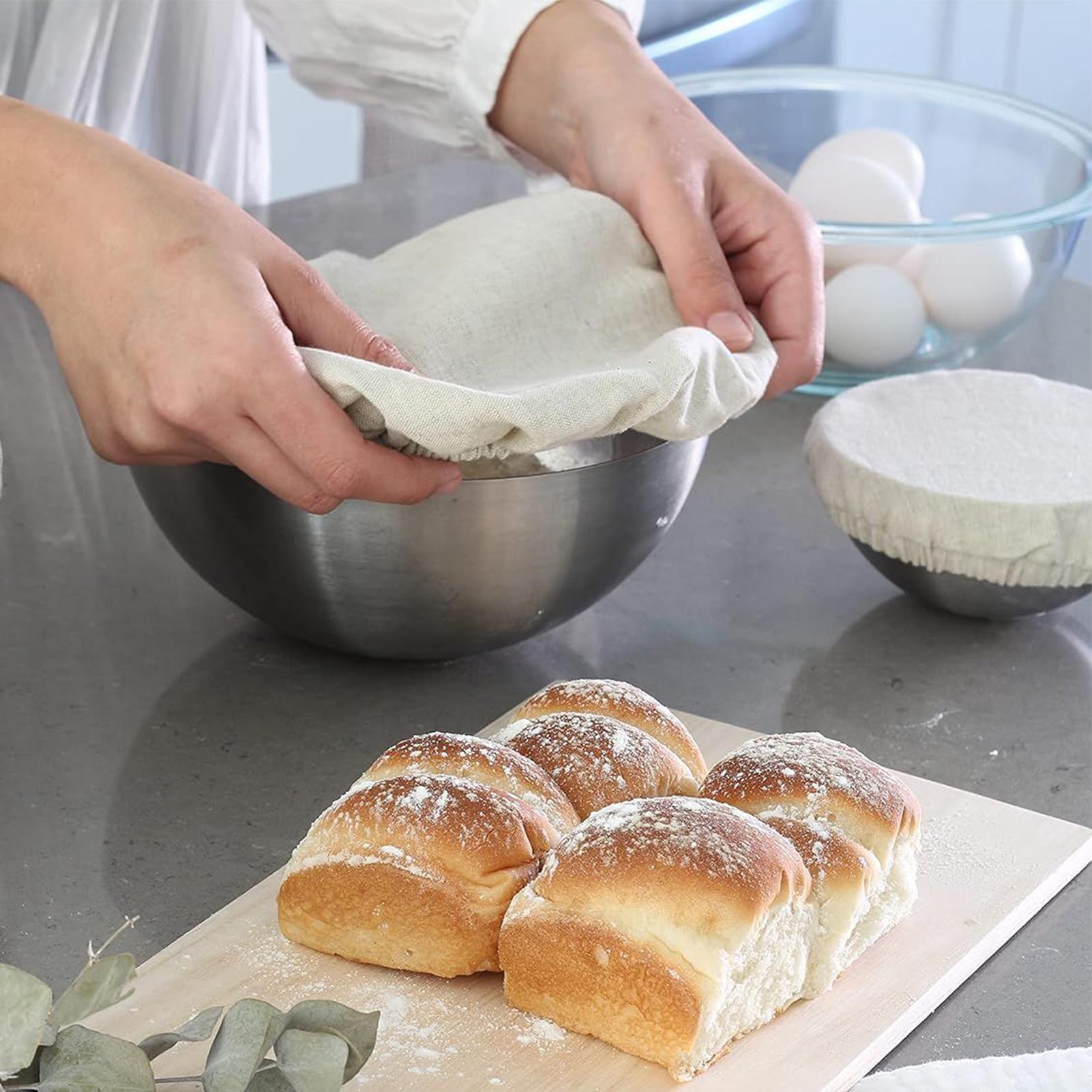 

Cloth Bowl Covers Reusable 4 Pieces Stretch Cloth Bowl Covers Fabric Food Storage Lids For Food Bread Proofing Dough Fruit Salad China Mainland