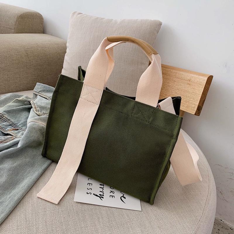 IELGY women s korean style design large capacity canvas messenger bag