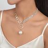 Women European Fashion Pearl Clavicle Necklace Choker Color Rice Bead Bohemian Style Necklace For Women Jewelry
