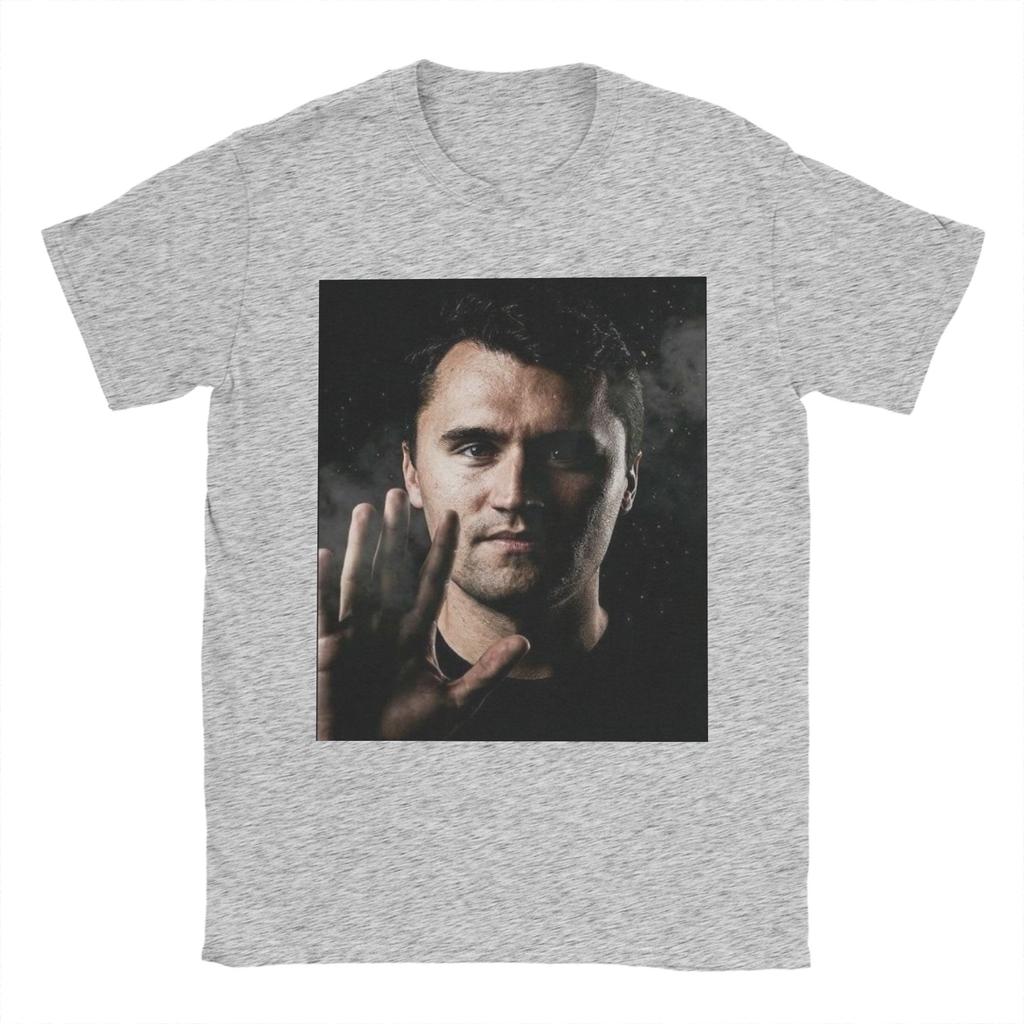 Unisexs Womens Charlie Kirk Shirt Cotton Print Tee Shirts Clothing Outfits