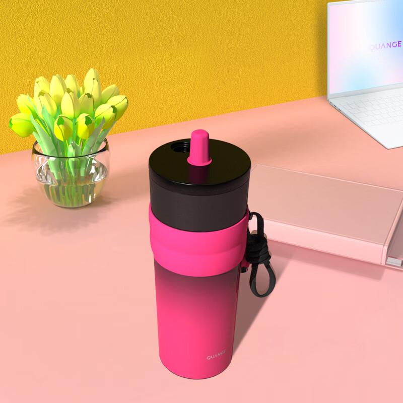 QUANGE Stainless Steel Insulated Travel Mug with Tea Infuser
