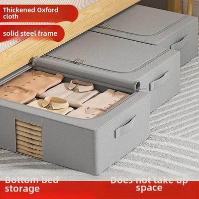 Unterbett-Aufbewahrungsbox aus Oxford-Stoff für Kleidung und Steppdecken