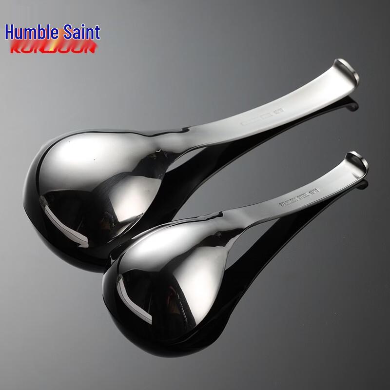 Stainless Steel Hook-Edge Soup Spoons