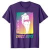 Funny Thicc Boys Squad Sumo TShirt for Anime Fans Japanese Cartoon Graphic Tee Tops Short Sleeve Blouses Aesthetic Clothes Gift