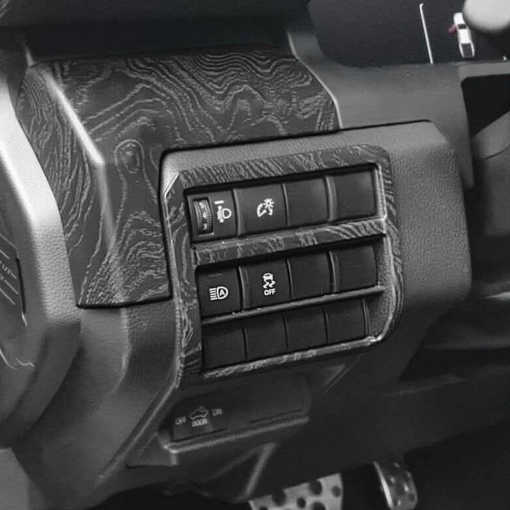 For Toyota 4Runner 2025 Accessories Button Frame Sticker Left Side Switch Panel