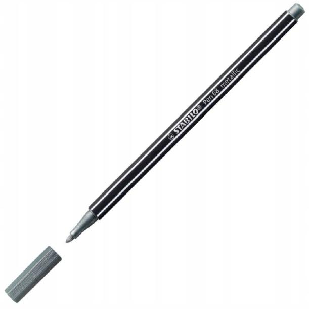 STABILO PEN 68/805 METALIC SREBRNY A'10 0132