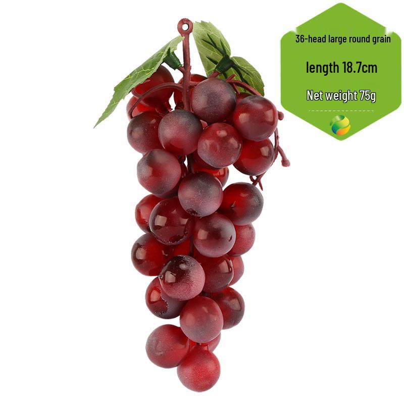 Artificial Grape Bunch Foam Model for Home Décor and Photography Props