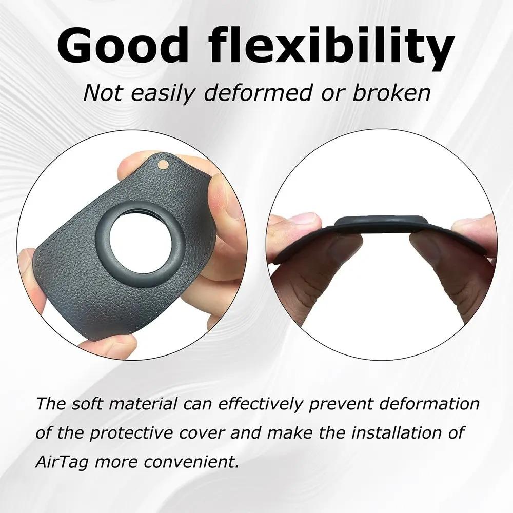 Ultra-thin TPU Protective Card Holder For AirTag Designed As An Anti-loss Card Sleeve for Wallets Keys and Travel Accessories