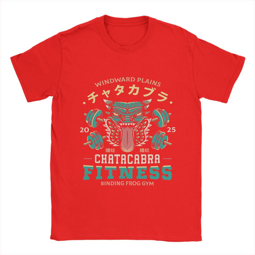 Fantastisches Monster Hunter T-Shirt für Herren O-Ausschnitt Reine Baumwolle T-Shirt Chatacabra Fitness Kurzarm T-Shirts Grafisch bedruckte Oberteile