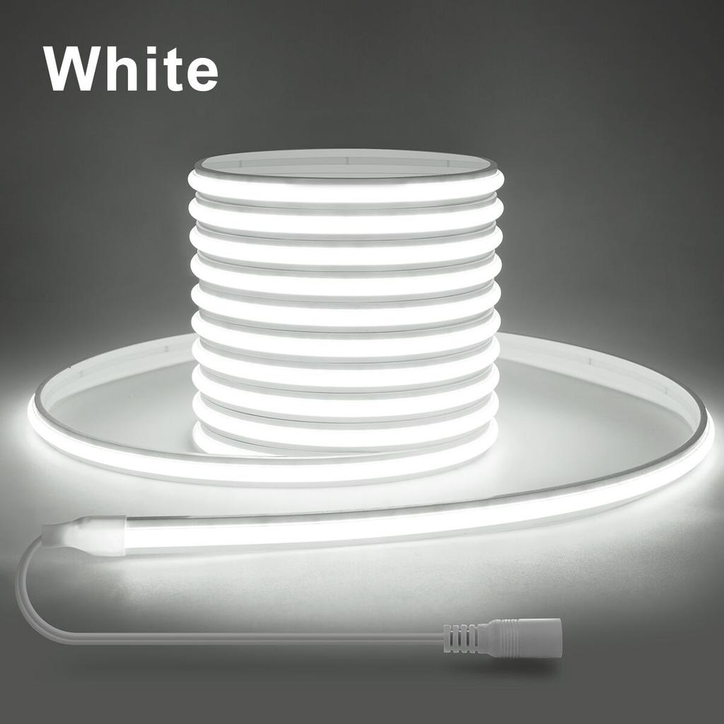 High End COB LED Neon Light Strip 24V Luminous Even,No Dark Area, Self-adhesive Neon Tape Lamp Waterproof LED Rope Room Decor