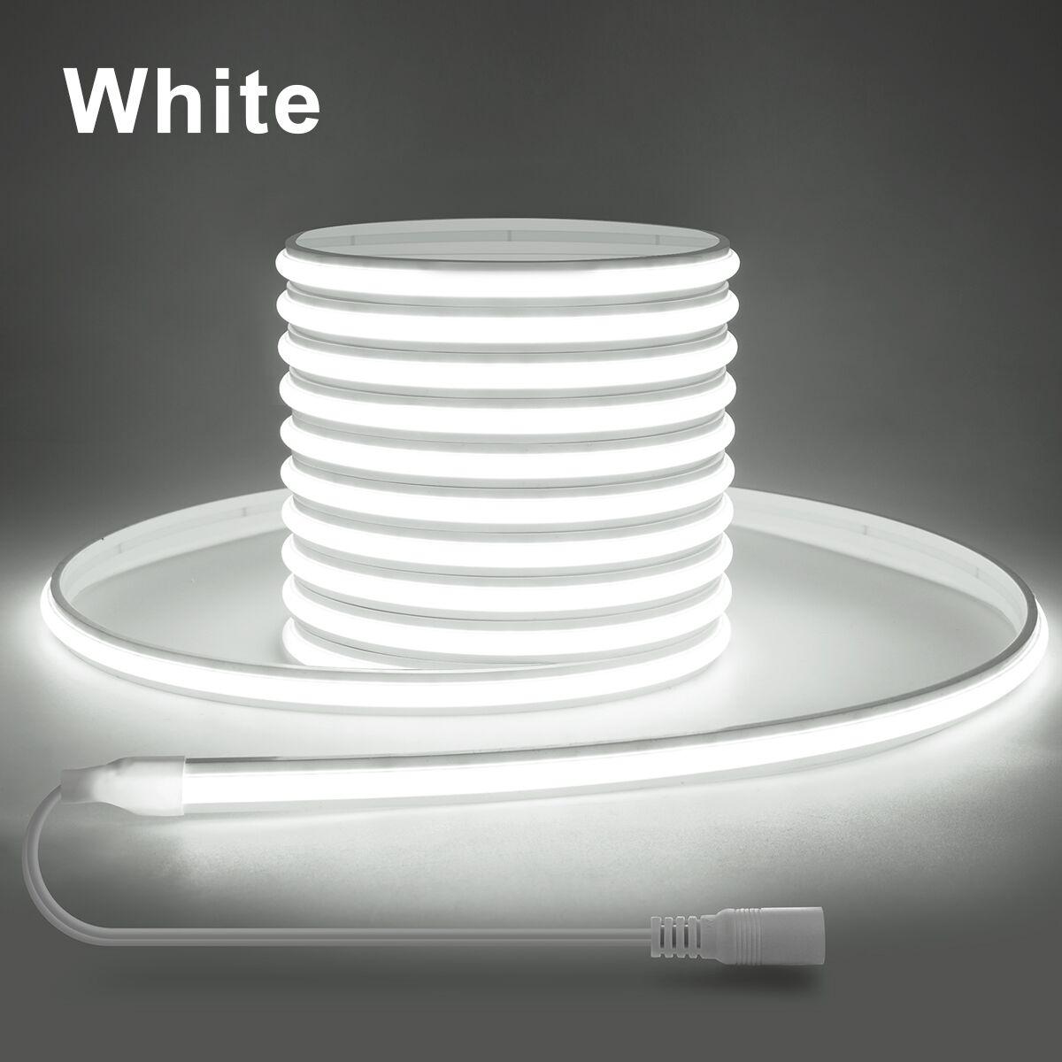 

Высококачественная COB светодиодная неоновая лента 24V, равномерное свечение, без темных зон, самоклеящаяся неоновая лента, водонепроницаемая светодиодная веревка, декор для комнаты 5M