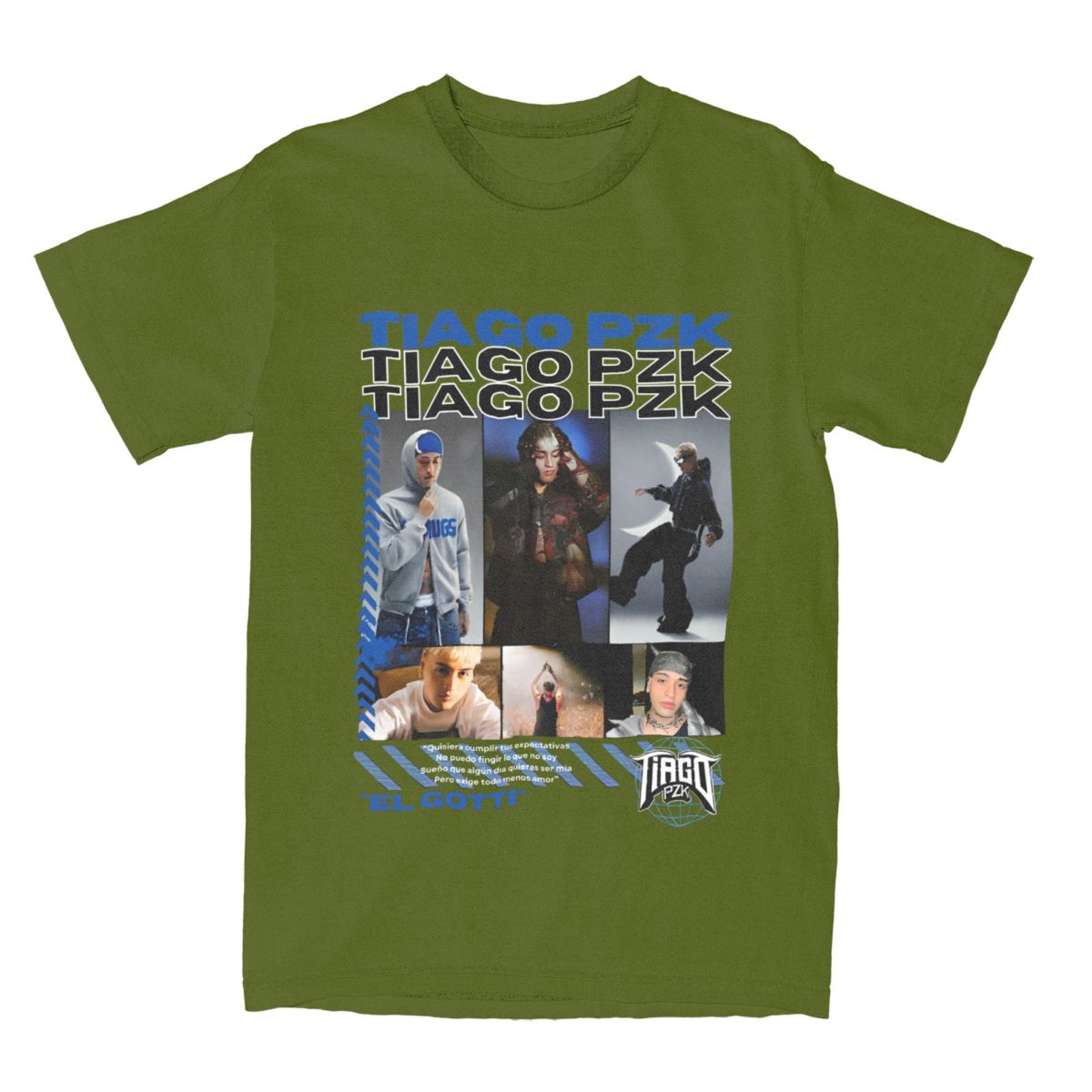 

Men s T-Shirt Rapper Tiago Pzk Gottia Album Cover T-Shirts Hip Hop Summer Tee Shirt Y2K Fun Casual 100 Cotton Tops Plus Size 6XL 4XL