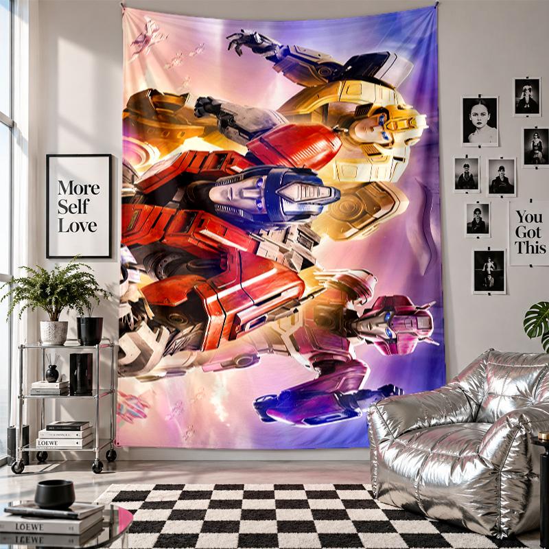 Wall TapestryTransformers Art Hanging Cloth Decorative Background Cover for Room Decoration