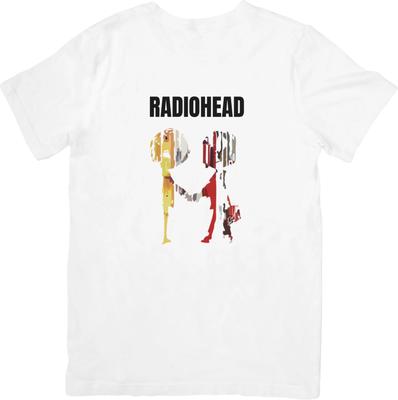 T-shirt in Cotone di Qualità Radiohead Music Vestibilità Unisex adatta per Uomo e Donna