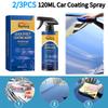 2-3PCS Car Coating Spray Car Coating Hydrophobic Protection Car Polishing Maintenance Water Repellent Spray Car Accessories