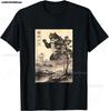 Catzilla Cat Japanese Art Funny Cat Gifts T-Shirt Top Tees Cotton High Quality Unisex Hip Hop TShirt Punk Gothic Graphic Breathable