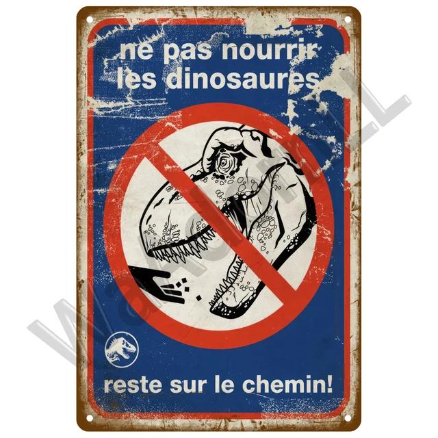 Vintage Retro Warning Tin Signs  Metal Caution Sign for Cafe Club Man Cave Pub Home Bars Coffee Shop  Wall Decor Art for Home