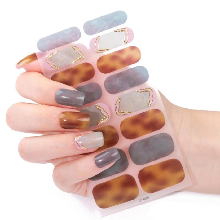 French Manicure Stickers Set Chip Resistant Design Seamless Adhesion Perfect For Short Or Long Nail Shapes