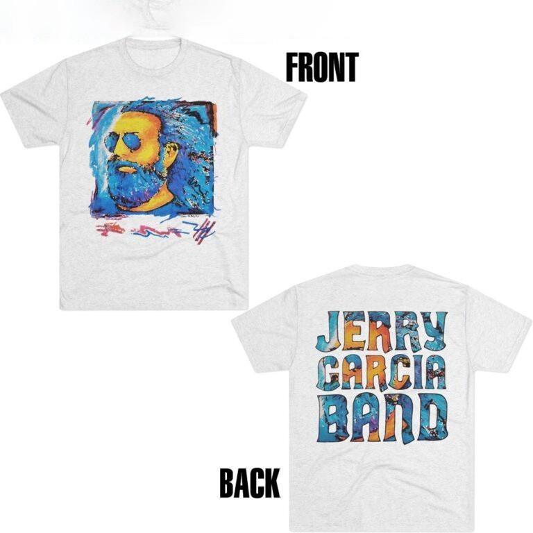 Retro Jerry Garcia T-Shirt 2-Sided Unisex T-Shirt L