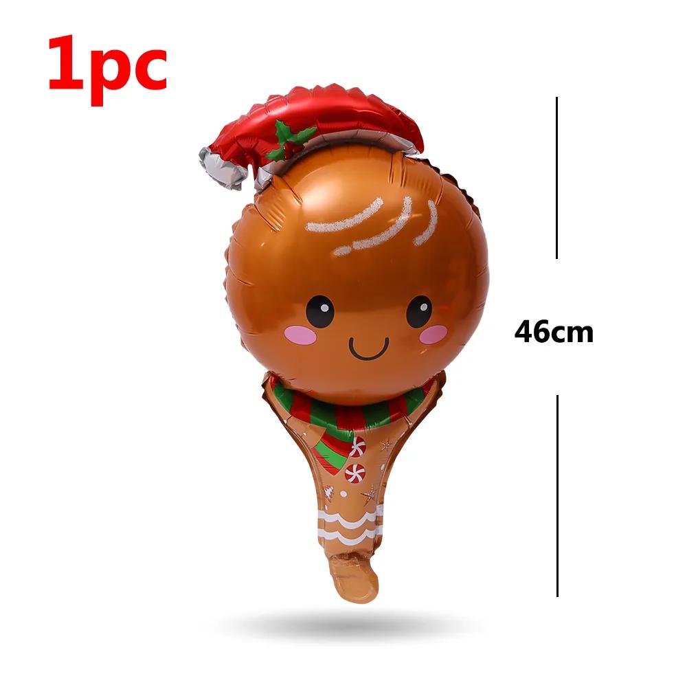 1-12 ks Vánoční hliníkové fóliové balónky Santa Claus sněhulák los balónkové tyčinky vánoční ozdoby na stromeček dětské hračky festivalové dekorace na párty