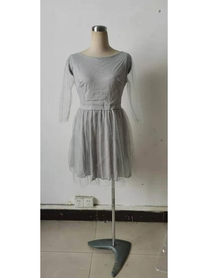 2025 Dámské plus size večerní šaty s vysokým pasem a dlouhým rukávem